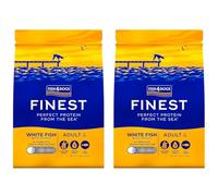 Fish4Dogs Finest White Fish and Potato Dog Food | Natural, Hypoallergenic Dog Food | Great for Dogs With Allergies | Rich in Omega 3, 6 and 9 (Large Kibble - 2 x 1.5kkg)