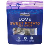 Fish4Dogs Love Sweet Potato Wraps, Fish, 0.1 kg