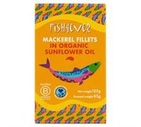 Fish4Ever Fish4Ever Mackerel Fillet in Organic Sunflower Oil 125g