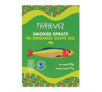 Fish4Ever Fish4Ever Smoked Sprats in Organic Extra Virgin Olive Oil 110g