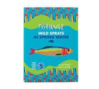 Fish 4 Ever Sustainably-Fished Wild Sprats in Spring Water 105g