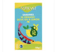 Fish4ever - Whole Sardines in Organic Olive Oil & Lemon - 120g