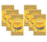 Fish4Ever | Whole Sardines in Organic Sunflower Oil | Sustainably Fished Wild Sardines, Hand-Prepared, High in Omega 3 & Calcium, Packed in Organic Cold-Pressed Oil | 120g (Pack of 6)