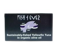 Fish4Ever Yellowfin Tuna in Brine 120g X 4 (Pack of 4)