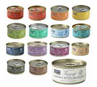 Fish4Pets Fish4Cats Finest Mixed Selection High Fish Content Wet Cat Food Tins - 2 X (70G X 10)