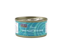 Fish4Pets Fish4Cats Tuna Fillet With Crab Wet Cat Food Tins - 3 X 70G