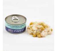 Fish4Dogs Wet Dog Food Tins 85g for all dog breeds (FINEST WHITE FISH WITH PUMPKIN AND PEA)
