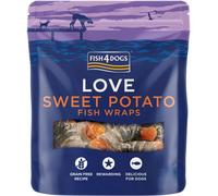 Fish4Pets Fish4Dogs Love Sweet Potato Fish Wraps 100G