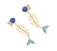 Fishbone Drops Earrings Designed to Elevating Your Fashion Accessories Collection Drops Oil Earrings