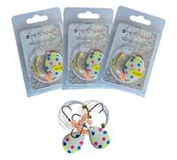 Fishbone Tackle Glow Walleye Spinner Rig Harness - Worm Crawler Harness Blades Walleye Fishing Live Bait Hooks Lures for Freshwater Trolling (Three 2-Packs (6 Total Lures), Wonderbread)