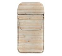 Fishding Pocket Protector Strawberry Daisy Print Pen Organizer Art Fruit Pattern PU Leather Holder Pouch Multipurpose Pen Pouch Holds Pens, Pointers, Pencils, and Notes