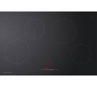 Fisher & Paykel Ci804CTB1 Series 7 Induction Hob, Black, 81375