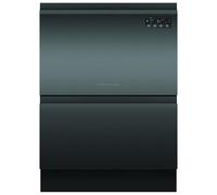 Fisher & Paykel DD60D2HNB9 Series 7 Contemporary Double DishDrawer Dishwasher - Black Stainless Steel