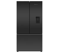 Fisher And Paykel RF540AZUB6 Series 7 Freestanding Plumbed-In American Fridge Freeze Matte Black