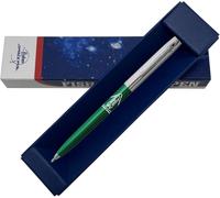 Fisher Apollo Cap-O-Matic - Chrome Cap Green Barrel (Shuttle Logo) - Gift Boxed