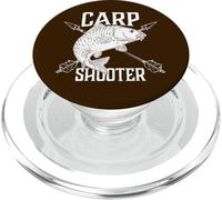 Fisher Carp Shooter Quote Freshwater Saltwater Fish Fishing PopSockets PopGrip for MagSafe