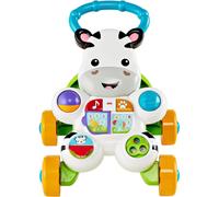 Fisher First Steps Pushable Educational Electronic Toy with Music and Sounds, Suitable for Children from 6 Months Zebra first steps multi-coloured