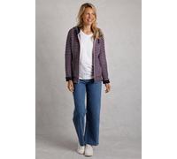 Fisher Full Zip Stripe Macaroni Hoodie Weird Fish Dusty Pink 10