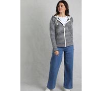 Fisher Full Zip Stripe Macaroni Hoodie Weird Fish Ecru 22