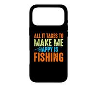 Fisher Make Me Happy Is Fishing Lovers Funny Fisherman Case for iPhone 17 Pro Max