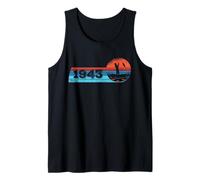 Fisher-Men Vintage Born 1943 Birthday Fly-Fishing Fishing Tank Top