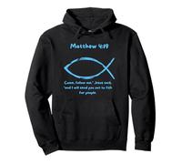 Fisher of men inspirational matthew 4:19 Pullover Hoodie