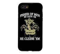 Fisher Of Men We Catch 'Em He Cleans 'Em Matthew 4 19 Case for iPhone SE (2020) / 7/8