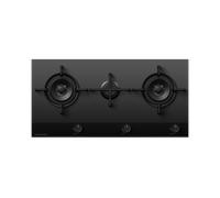 Fisher & Paykel 90cm Black Glass Gas Hob with 3 Burners