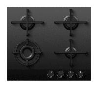 Fisher_Paykel CG604DLPGB4 600mm Wide 'Gas on Glass' 4 Burner LPG Minimal Style