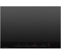 Fisher + Paykel CI764DTB4 Black Induction Hob, 76Cm, 4 Zones