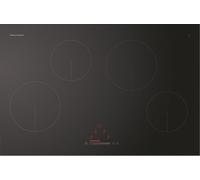 Fisher & Paykel CI804CTB1 80cm Induction Hob - Black, Black