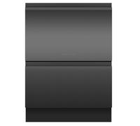 Fisher & Paykel Series 9 Double DishDrawer™ DD60D4HNB9 Wifi Connected Fully Integrated Full Size Dishwasher - Black Control Panel - E Rated, Black