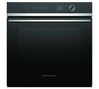 Fisher & Paykel Series 7 Contemporary OB60SD16PLX1 Wifi Connected Built In Electric Single Oven and Pyrolytic Cleaning - Black / Stainless Steel - A Rated, Black