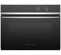 Fisher & Paykel Series 7 Contemporary OM60NDLX1 49 Litre 46cm High, Built In Combination Microwave Oven - Black, Black