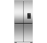 Fisher & Paykel Series 7 Contemporary RF500QNUX1 Wifi Connected Plumbed American Fridge Freezer - Stainless Steel - E Rated, Stainless Steel