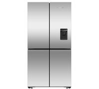 Fisher_Paykel RF605QNUVX1 Fridge Freezer Quad Door 905mm, Recessed Handle, Stainless Steel - Ice & W