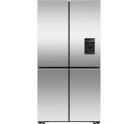 Fisher & Paykel Series 7 Contemporary RF605QNUVX1 Wifi Connected Plumbed Frost Free American Fridge Freezer - Stainless Steel - E Rated, Stainless Steel