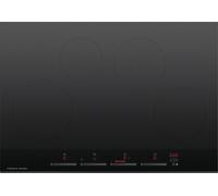 Fisher & Paykel Series 7 CI764DTB4 76cm Induction Extractor Hob - Black - For Ducted/Recirculating Ventilation, Black