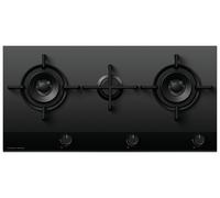 Fisher & Paykel Series 9 CG903DNGGB4 90cm Wide Black 'Gas on Glass' Gas Hob