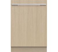 Fisher & Paykel Series 9 DW60UT4HI2 Wifi Connected Fully Integrated Full Size Dishwasher - Black Control Panel with Fixed Door Hinge Kit - B Rated, Black