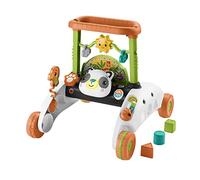 Fisher-Price 2-Sided Steady Speed Panda Walker Multilanguage Edition, interactive baby toy with Smart Stages learning content [Amazon Exclusive],