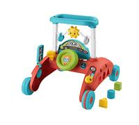 Fisher-Price 2-Sided Steady Speed Walker - French Edition, interactive car, baby walking toy with activities and learning songs, HJP43