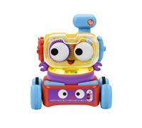 Fisher-Price 4-in-1 Ultimate Learning Bot, electronic activity toy with lights, music and educational content for infants and kids 6 months and up, HBB04