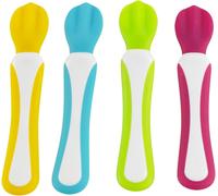 Fisher Price 4PC Learn to Scoop Spoons 4M+ Fisher Price Multicolor
