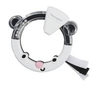 Fisher-Price Animal Face Baby Rattle & Teether Toy for Infants (3+ Months), Easy-Grip Ring with Soft Teething Surface