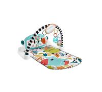 Fisher-Price Baby Activity Mat Glow and Grow Kick & Play Piano Gym, Portable Musical Toy with Smart Stages Learning, Ages 0+ Months, Blue, Queens English Version, HYH62