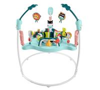 Fisher-Price Baby Bouncer Colorful Corners Jumperoo Activity Center with Music Lights Sounds & Developmental Toys, HNX59
