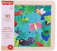 Fisher-Price Baby Jungle Friends Wooden Toy for Children Ages 2+