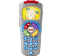 Fisher-Price Baby Learning Toy Laugh & Learn Puppy’s Remote Pretend TV Control with Music & Lights for Infants Ages 6+ Months