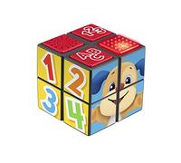 Fisher-Price Baby Learning Toy Laugh & Learn Puppy's Activity Cubewith Lights & Music for Ages 9+ Months, UK English Version, HNH08